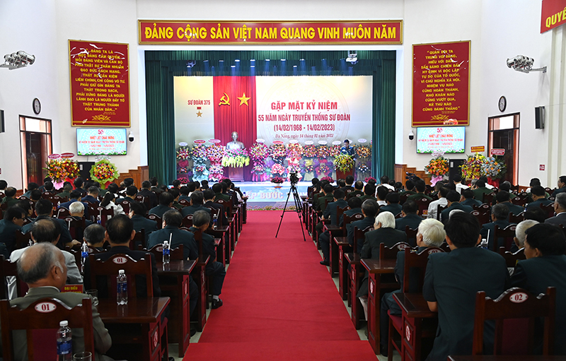 Sư đoàn 375 tổ chức gặp mặt kỷ niệm 55 năm Ngày truyền thống