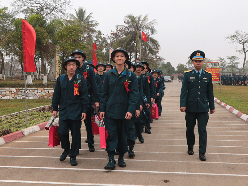 Các đơn vị trong Quân chủng Phòng không - Không hoàn thành tốt nhiệm vụ tiếp nhận chiến sĩ mới năm 2023