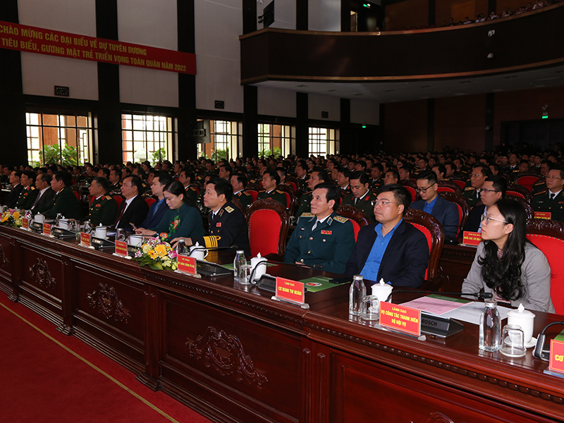 Tuyên dương gương mặt trẻ tiêu biểu, gương mặt triển vọng toàn quân năm 2022