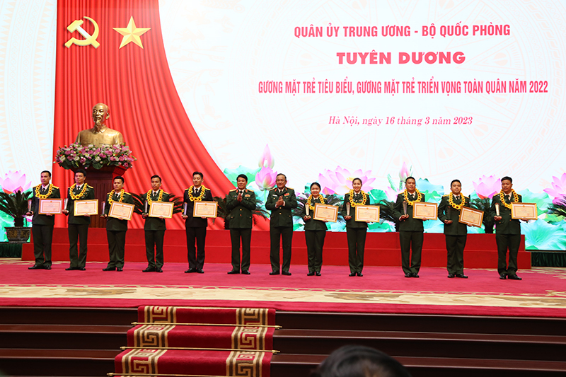 Tuyên dương gương mặt trẻ tiêu biểu, gương mặt triển vọng toàn quân năm 2022