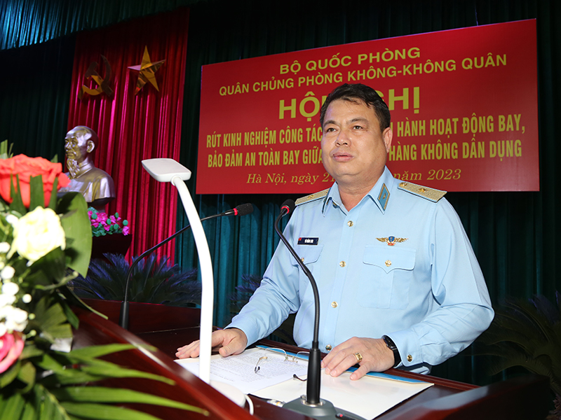 Quân chủng Phòng không-Không quân tổ chức Hội nghị rút kinh nghiệm công tác quản lý điều hành hoạt động bay, bảo đảm an toàn bay giữa quân sự và hàng không dân dụng