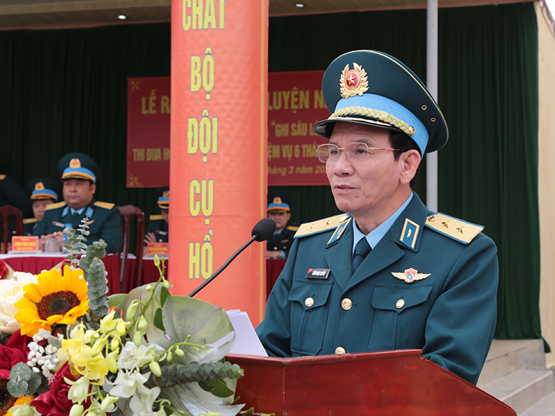 Các đơn vị trong Quân chủng Phòng không - Không quân ra quân huấn luyện năm 2023