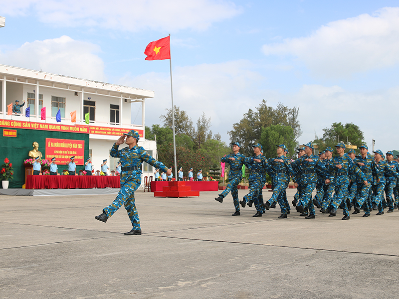 Các đơn vị trong Quân chủng Phòng không - Không quân ra quân huấn luyện năm 2023