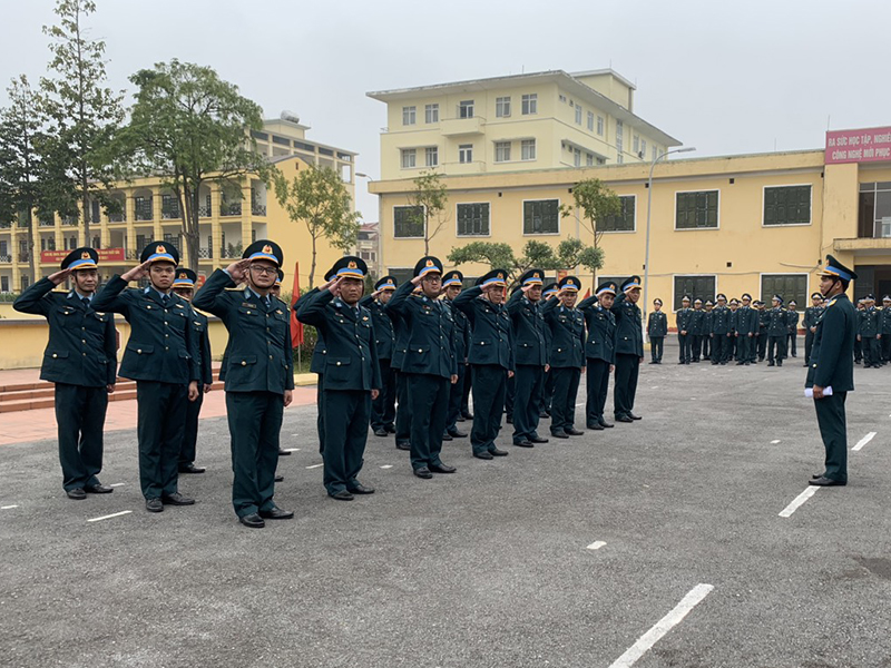 Các đơn vị trong Quân chủng Phòng không - Không quân ra quân huấn luyện năm 2023