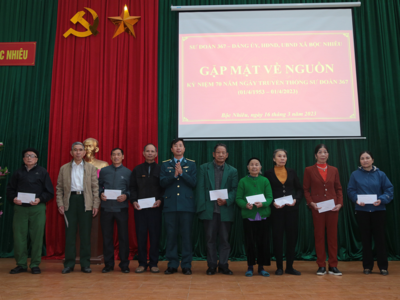 Sư đoàn 367 tổ chức gặp mặt về nguồn nhân kỷ niệm 70 năm Ngày truyền thống Sư đoàn