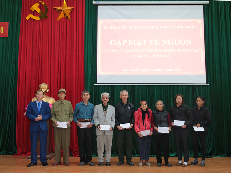 Sư đoàn 367 tổ chức gặp mặt về nguồn nhân kỷ niệm 70 năm Ngày truyền thống Sư đoàn