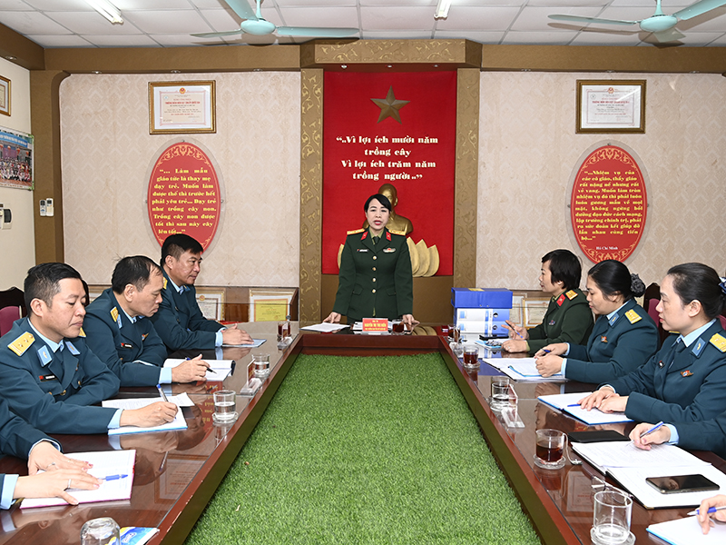 Ban Phụ nữ Quân đội kiểm tra chất lượng công tác giáo dục mầm non tại Trường Mầm non Hoa Mai và Trường Mầm non Mùa Xuân
