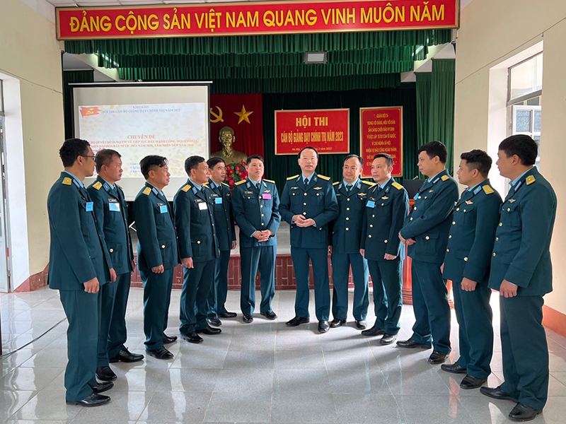 Kho K312 tổ chức Hội thi “Cán bộ giảng dạy chính trị năm 2023”