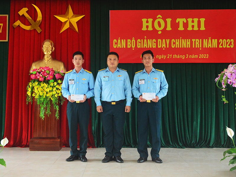 Tiểu đoàn 577 tổ chức Hội thi Cán bộ giảng dạy chính trị năm 2023