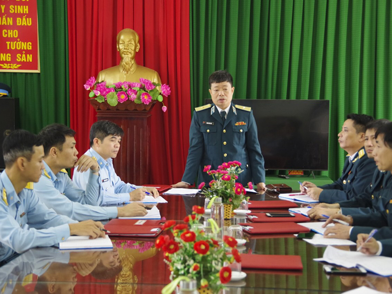 Cục Chính trị Phòng không - Không quân kiểm tra hoạt động công tác đảng, công tác chính trị tại Tiểu đoàn Huấn luyện chiến sĩ mới, Sư đoàn 365