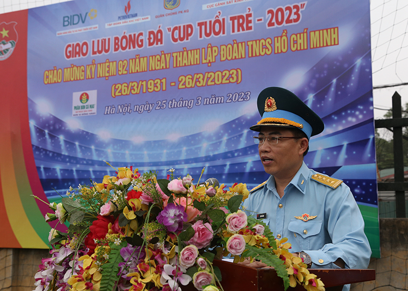 Tuổi trẻ Quân chủng Phòng không - Không quân tổ chức Giao lưu bóng đá “Cúp Tuổi trẻ” năm 2023