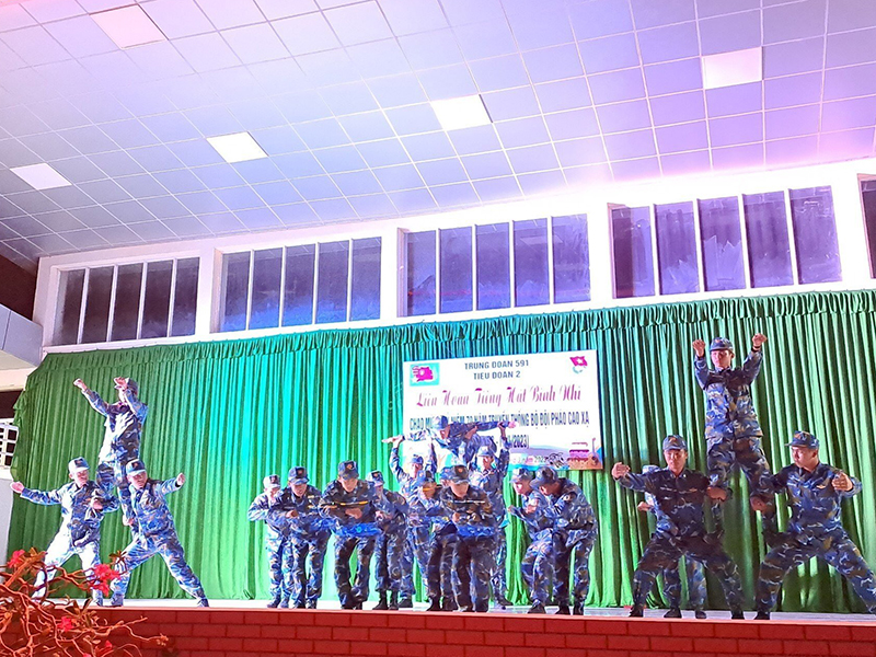 Tuổi trẻ Trung đoàn 591 tổ chức Liên hoan “Tiếng hát binh nhì” năm 2023