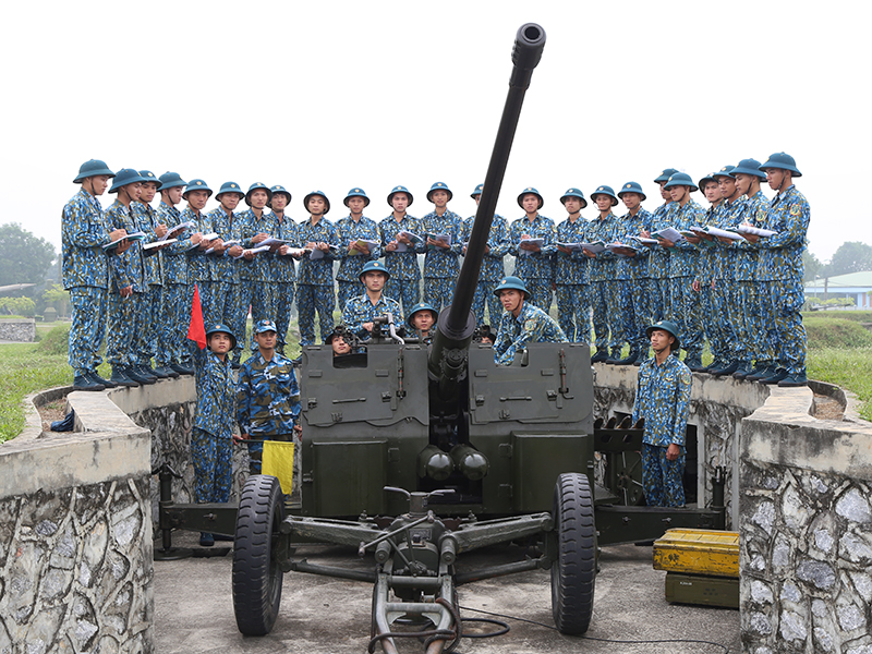 Nơi chắp cánh ước mơ sĩ quan pháo phòng không