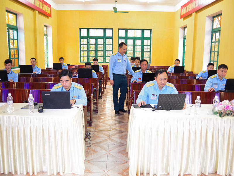 Trung đoàn 291 tổ chức Hội thi Cán bộ giảng dạy chính trị năm 2023