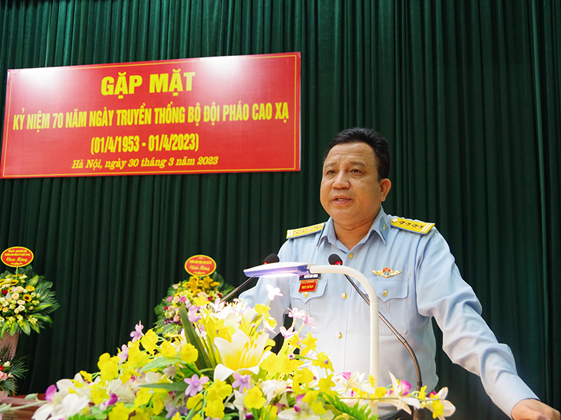 Trường Cao đẳng Kỹ thuật PK-KQ gặp mặt kỷ niệm 70 năm Ngày truyền thống Bộ đội Pháo cao xạ