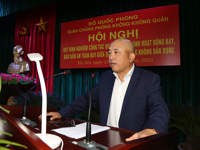 Quân chủng Phòng không-Không quân tổ chức Hội nghị rút kinh nghiệm công tác quản lý điều hành hoạt động bay, bảo đảm an toàn bay giữa quân sự và hàng không dân dụng