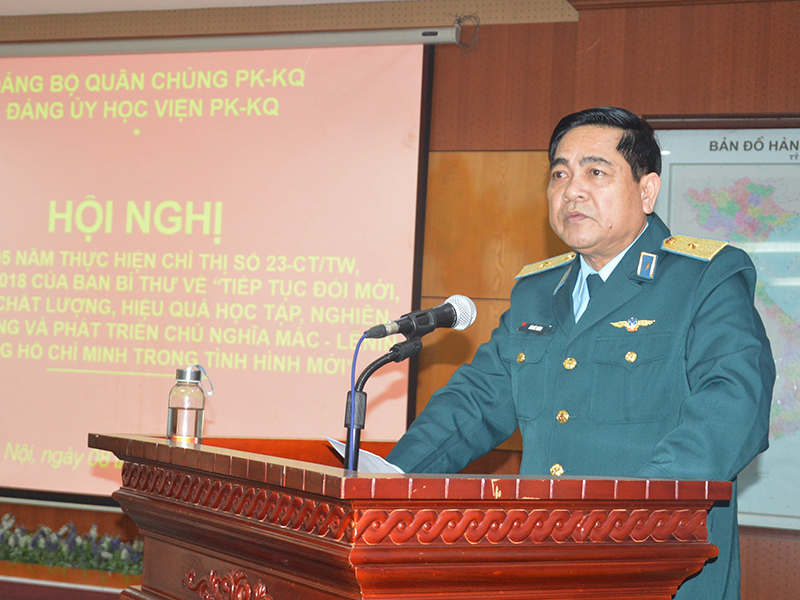 Đảng ủy Học viện Phòng không-Không quân sơ kết 5 năm thực hiện Chỉ thị số 23-CT/TW