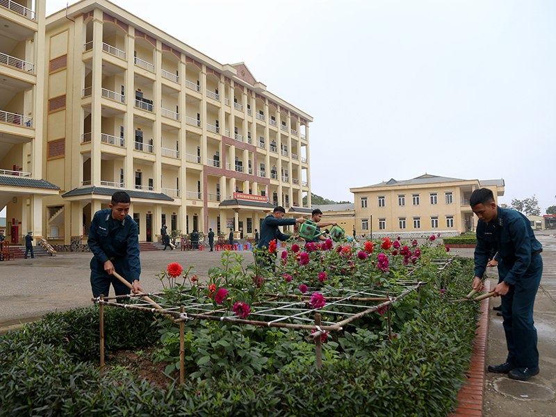 Để chiến sĩ mới yên tâm học tập và rèn luyện