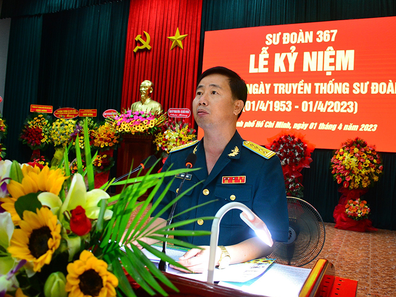 Sư đoàn 367 tổ chức Lễ kỷ niệm 70 năm Ngày truyền thống
