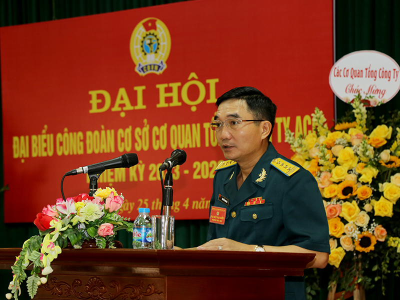 Công đoàn cơ sở Cơ quan Tổng Công ty ACC tổ chức Đại hội nhiệm kỳ 2023 - 2028