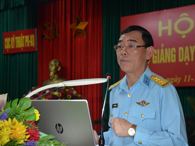 Cục Kỹ thuật Phòng không - Không quân tổ chức Hội thi Cán bộ giảng dạy chính trị năm 2023