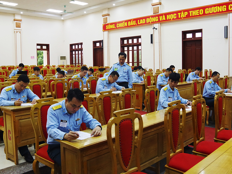Sư đoàn 365 tổ chức Hội thi Cán bộ giảng dạy chính trị năm 2023