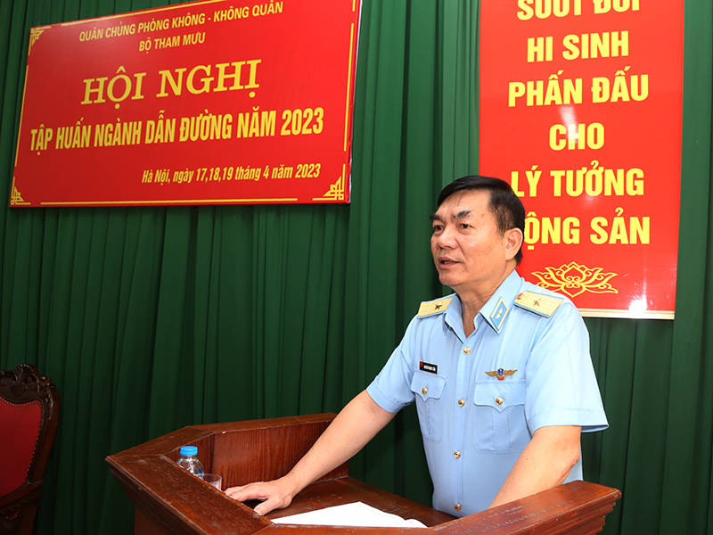 Bộ Tham mưu Phòng không - Không quân tập huấn ngành Dẫn đường năm 2023