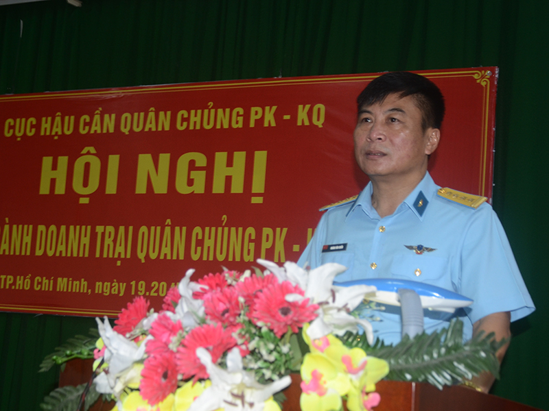 Cục Hậu cần Quân chủng Phòng Không - Không quân tập huấn ngành Doanh trại năm 2023