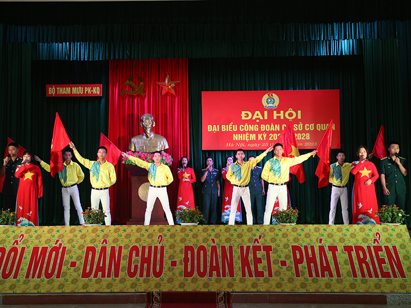 Công đoàn cơ sở cơ quan Bộ Tham mưu Phòng không - Không quân tổ chức Đại hội đại biểu nhiệm kỳ 2023-2028