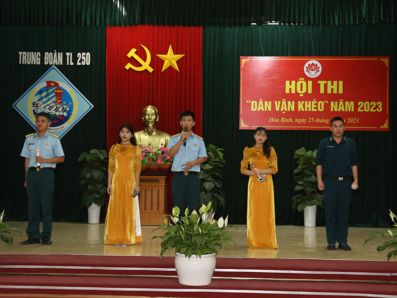 Trung đoàn 250 tổ chức Hội thi “Dân vận khéo” năm 2023