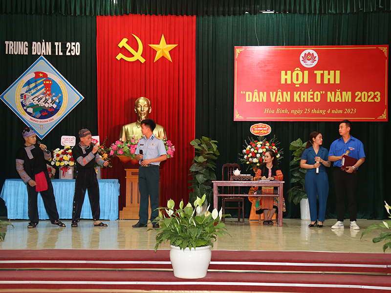 Trung đoàn 250 tổ chức Hội thi “Dân vận khéo” năm 2023