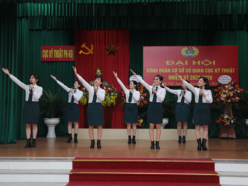 Công đoàn cơ sở cơ quan Cục Kỹ thuật Phòng không - Không quân tổ chức Đại hội nhiệm kỳ 2023-2028