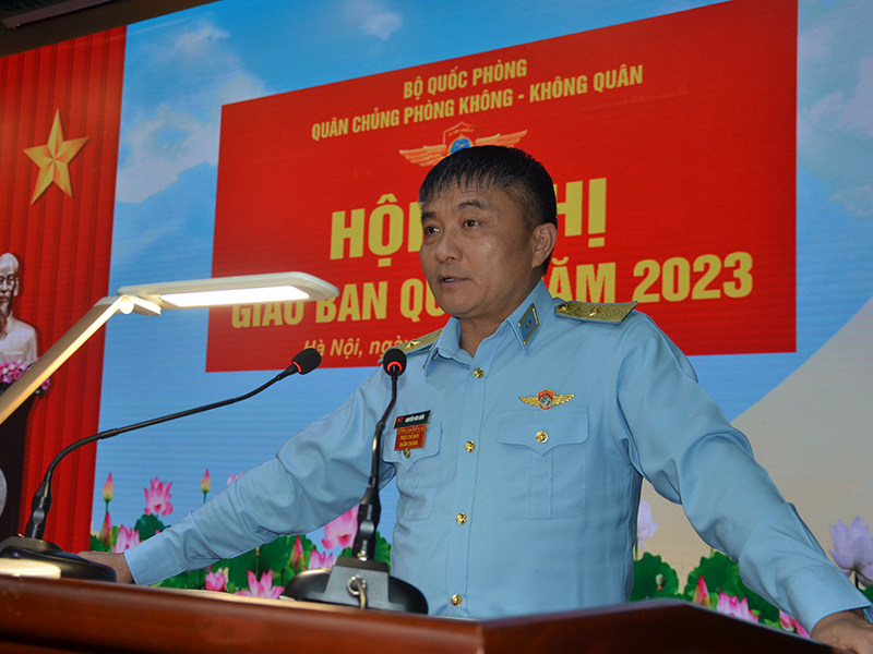Quân chủng Phòng không - Không quân tổ chức Hội nghị Giao ban Quý I năm 2023