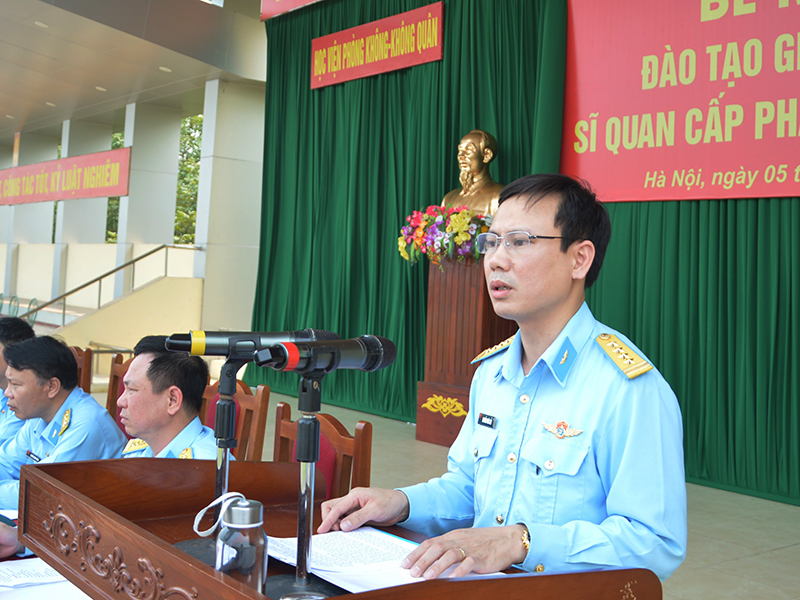 Học viện Phòng không-Không quân bế mạc đào tạo giai đoạn I, sĩ quan cấp phân đội khóa 68