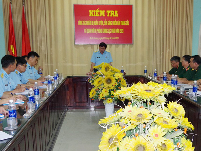 Cục Phòng không lục quân kiểm tra công tác phòng không lục quân tại Quân đoàn 4