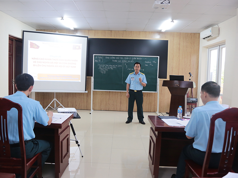 Quân chủng Phòng không - Không quân khai mạc Hội thi Cán bộ giảng dạy chính trị năm 2023