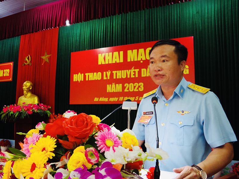 Sư đoàn 372 tổ chức Hội thao Lý thuyết dẫn đường năm 2023