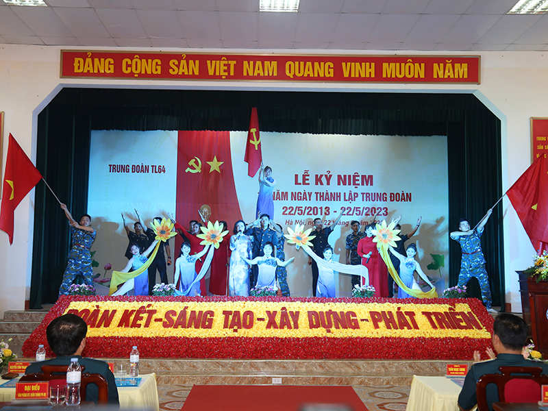 Trung đoàn 64 tổ chức Lễ kỷ niệm 10 năm ngày thành lập (22-5-2013/22-5-2023)