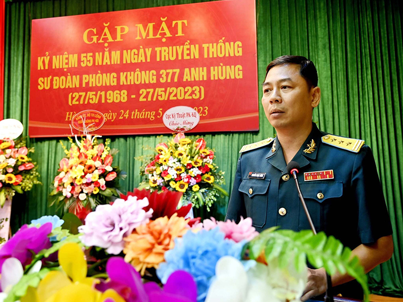 Sư đoàn 377 gặp mặt kỷ niệm 55 năm Ngày truyền thống