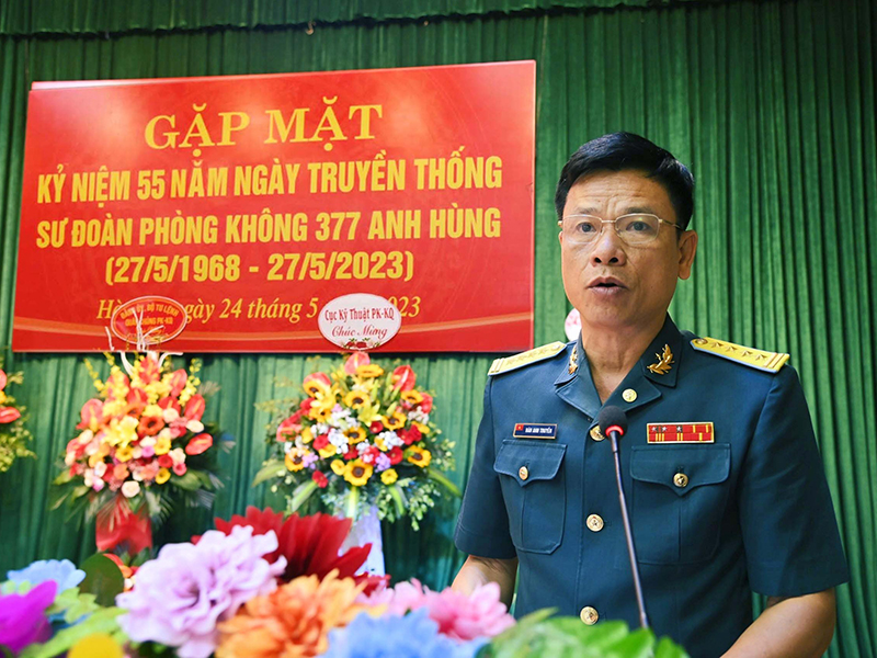 Sư đoàn 377 gặp mặt kỷ niệm 55 năm Ngày truyền thống