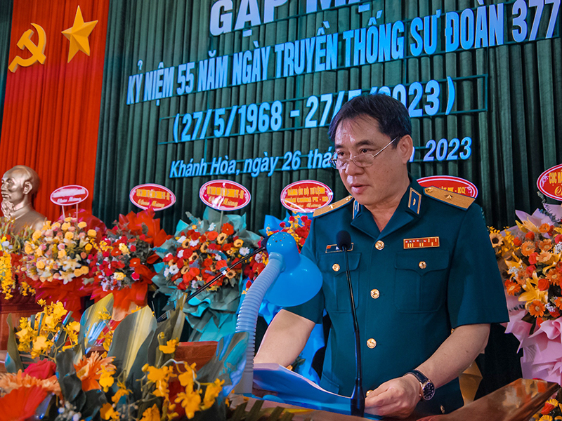 Sư đoàn 377 tổ chức Gặp mặt kỷ niệm 55 năm Ngày truyền thống