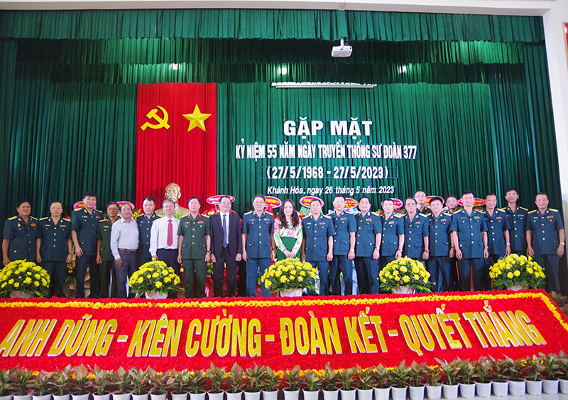 Sư đoàn 377 tổ chức Gặp mặt kỷ niệm 55 năm Ngày truyền thống