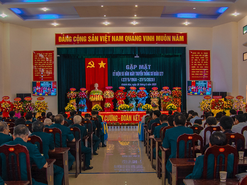 Sư đoàn 377 tổ chức Gặp mặt kỷ niệm 55 năm Ngày truyền thống
