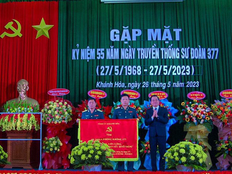Sư đoàn 377 tổ chức Gặp mặt kỷ niệm 55 năm Ngày truyền thống