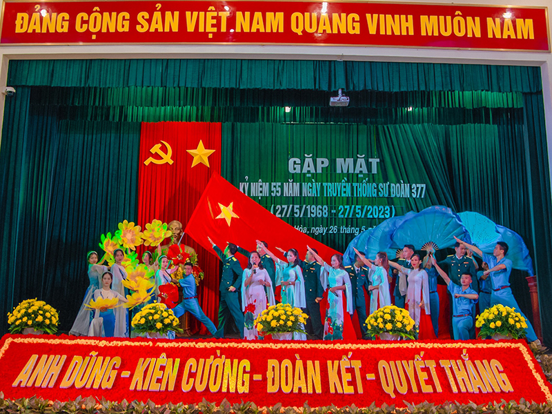 Sư đoàn 377 tổ chức Gặp mặt kỷ niệm 55 năm Ngày truyền thống