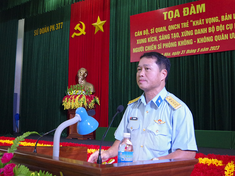Tuổi trẻ Sư đoàn 377 khát vọng, bản lĩnh, xung kích, sáng tạo, xứng danh “Bộ đội Cụ Hồ”, “Người chiến sĩ Phòng không-Không quân ưu tú”