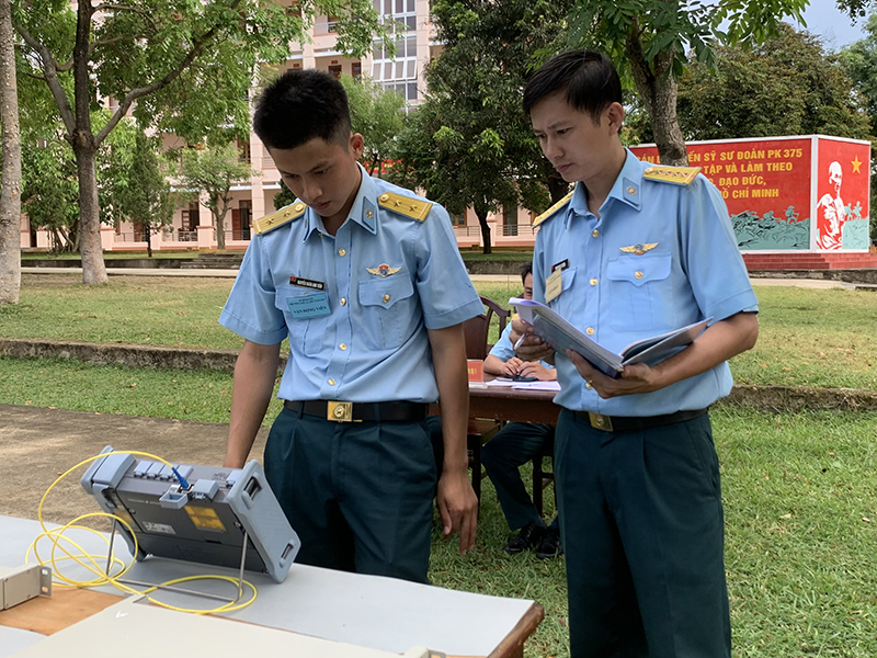 Sư đoàn 375 tổ chức Hội thi Thông tin - Cơ yếu năm 2023