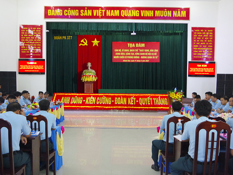 Tuổi trẻ Sư đoàn 377 khát vọng, bản lĩnh, xung kích, sáng tạo, xứng danh “Bộ đội Cụ Hồ”, “Người chiến sĩ Phòng không-Không quân ưu tú”