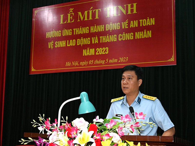 Nhà máy Z119 mít tinh hưởng ứng Tháng hành động về An toàn, vệ sinh lao động và Tháng Công nhân năm 2023