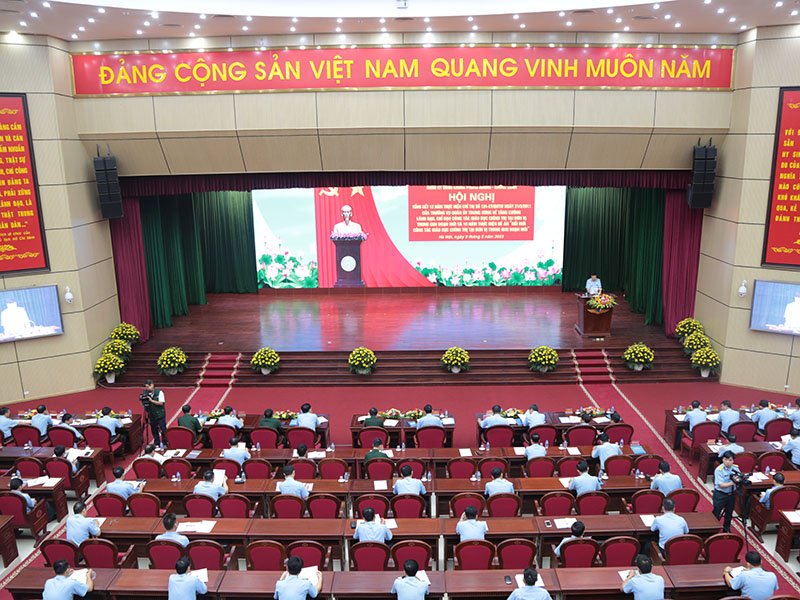 Đảng ủy Quân chủng PK-KQ tổng kết 12 năm thực hiện Chỉ thị số 124 của Thường vụ Quân ủy Trung ương về tăng cường lãnh đạo, chỉ đạo công tác giáo dục chính trị tại đơn vị trong giai đoạn mới và 10 năm thực hiện Đề án “Đổi mới công tác GDCT tại đơn vị trong giai đoạn mới”